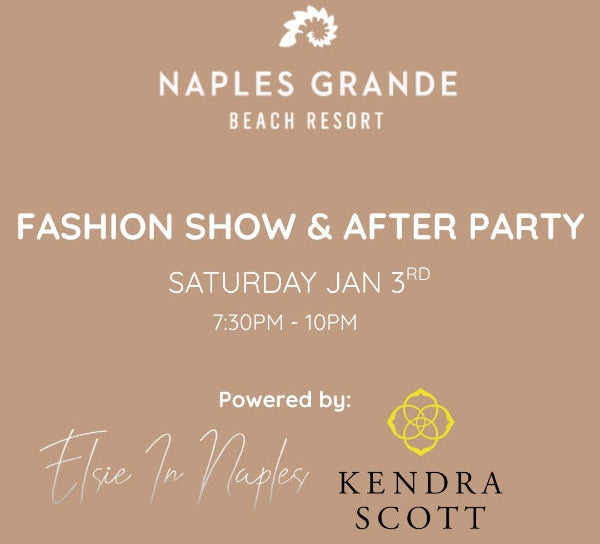 Elsie in Naples Produces the First Fashion Show for the Tranquility Brand