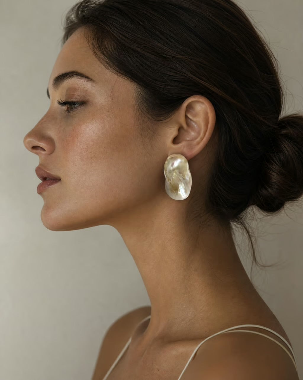 Jumbo Baroque Pearl Earrings