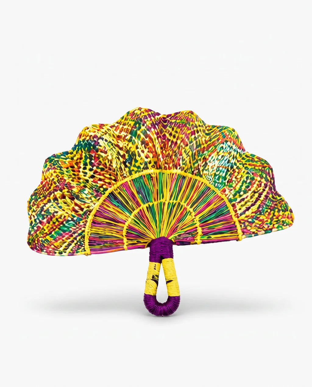 Colombiana Handwoven Artisan Fan