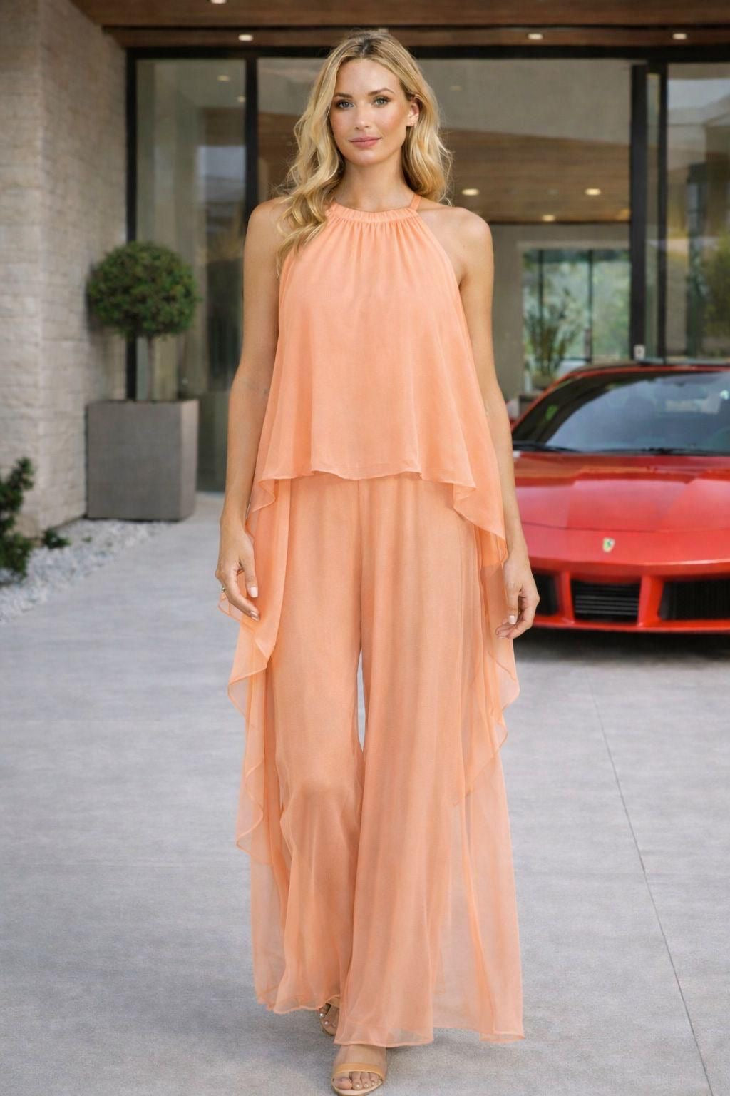 The Sunset Flow Silk Set