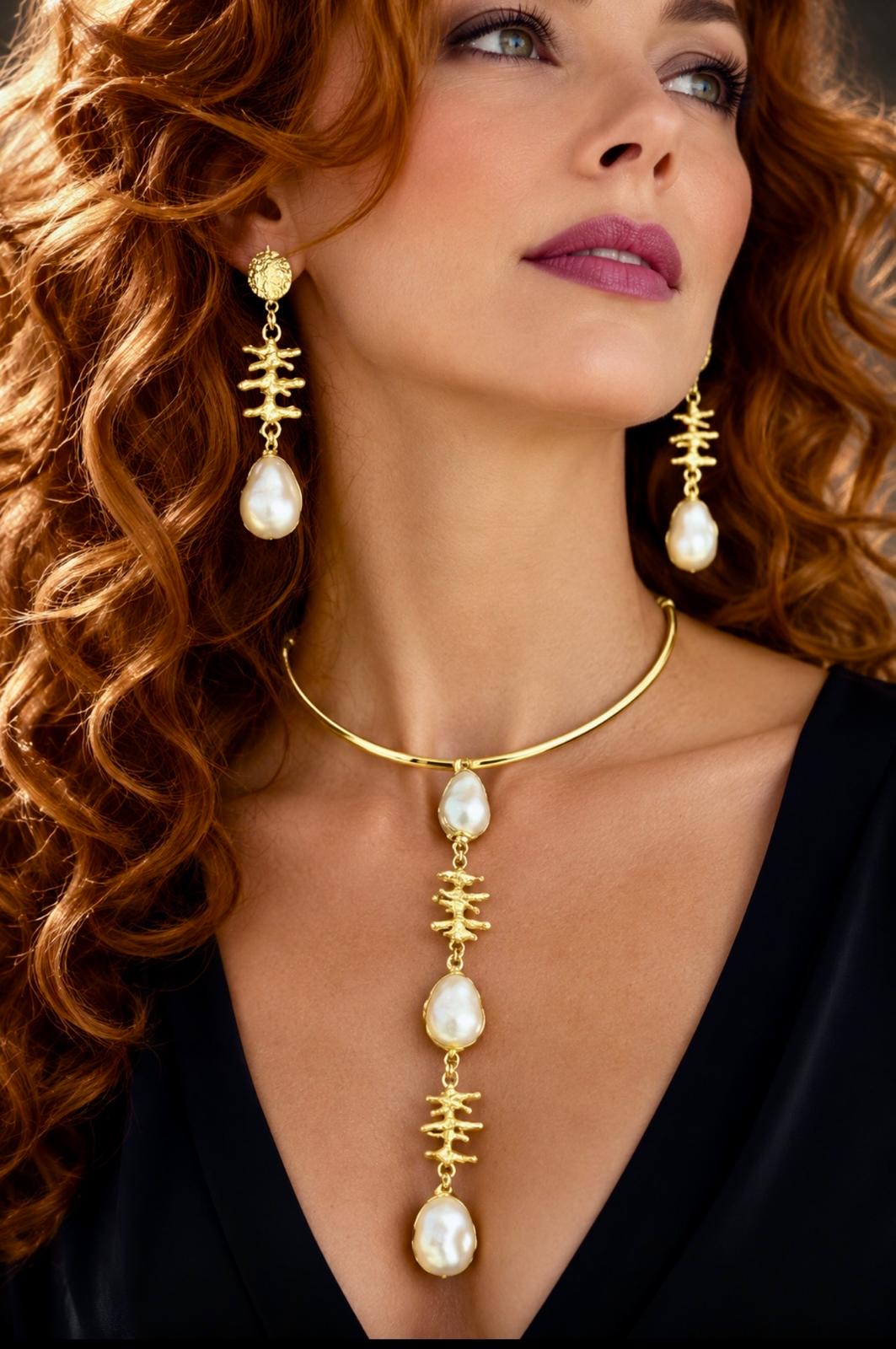 Maris Pearl Statement Necklace