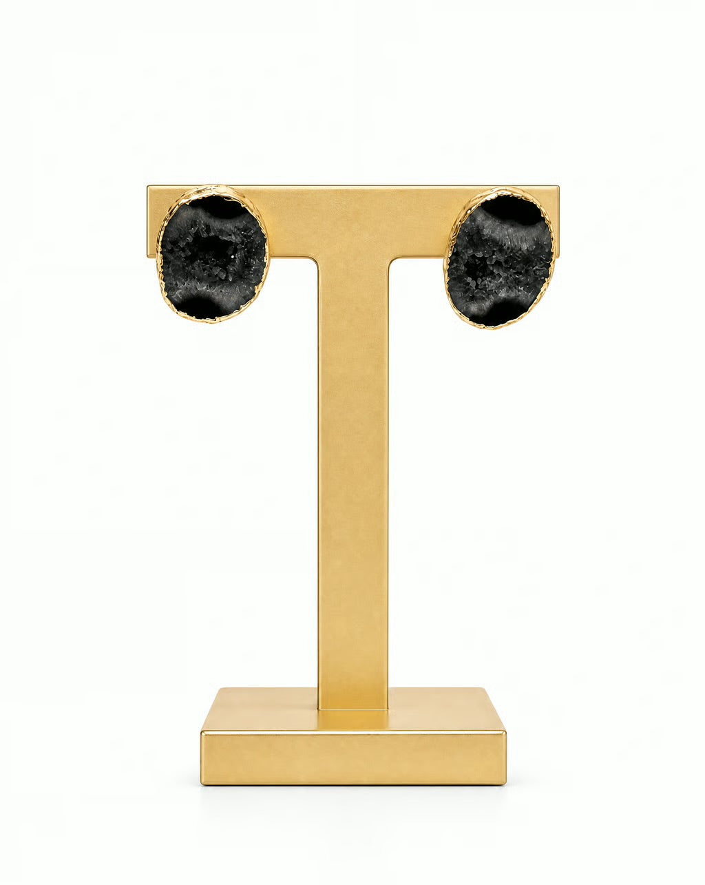 Onyx Noir Stud Earrings