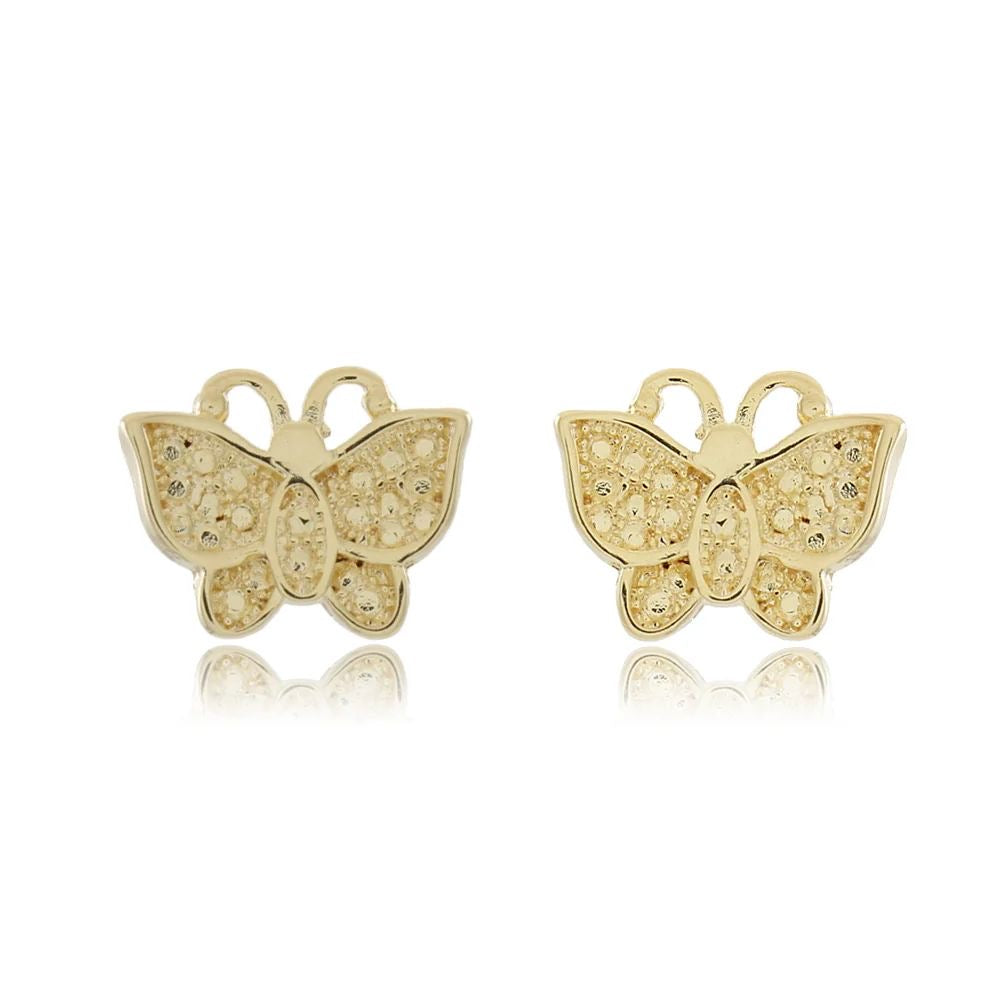 The Papillon Crystal Stud Earrings