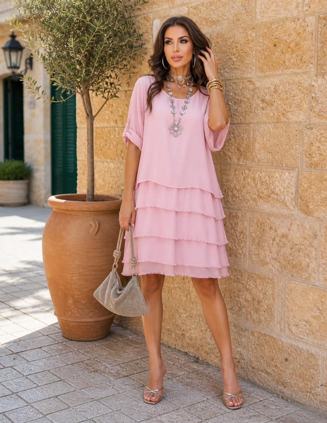 ๐ Layered Breeze Dress