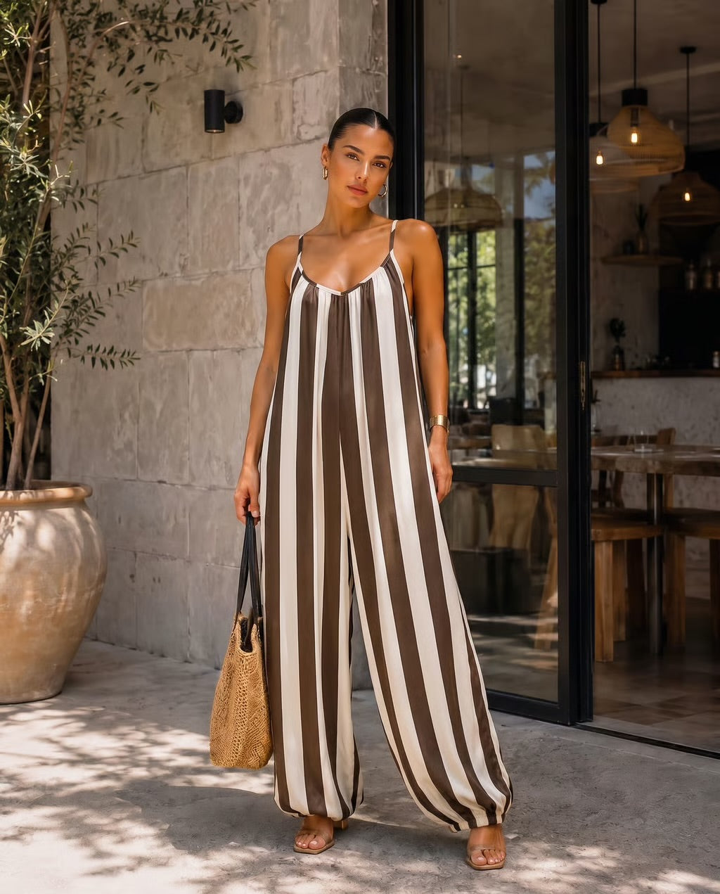 The Portofino Striped Jumpsuit