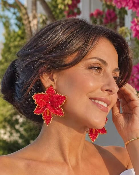 Orchid Garden Artisan Earrings