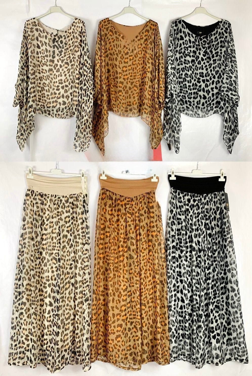 Leopard Print Long-Sleeve Top