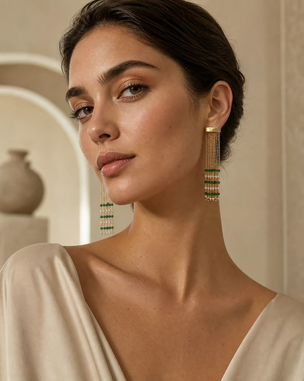 Esmeralda Cascade Earrings