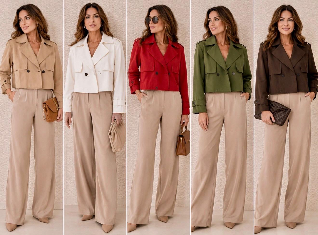 The Madison Cropped Trench Jacket