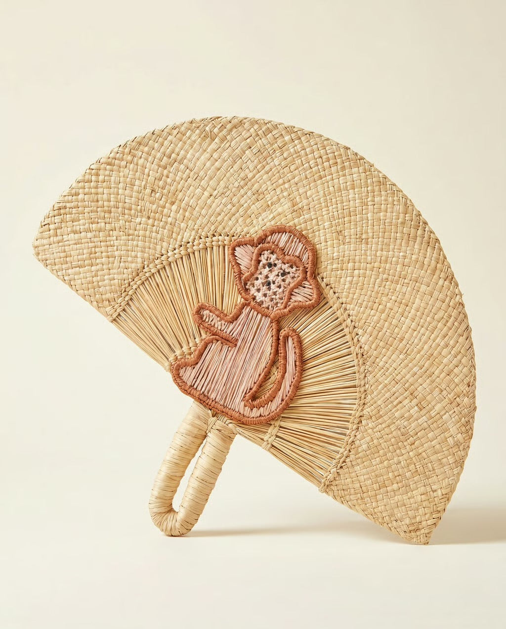 Palm Royale Handwoven Fan