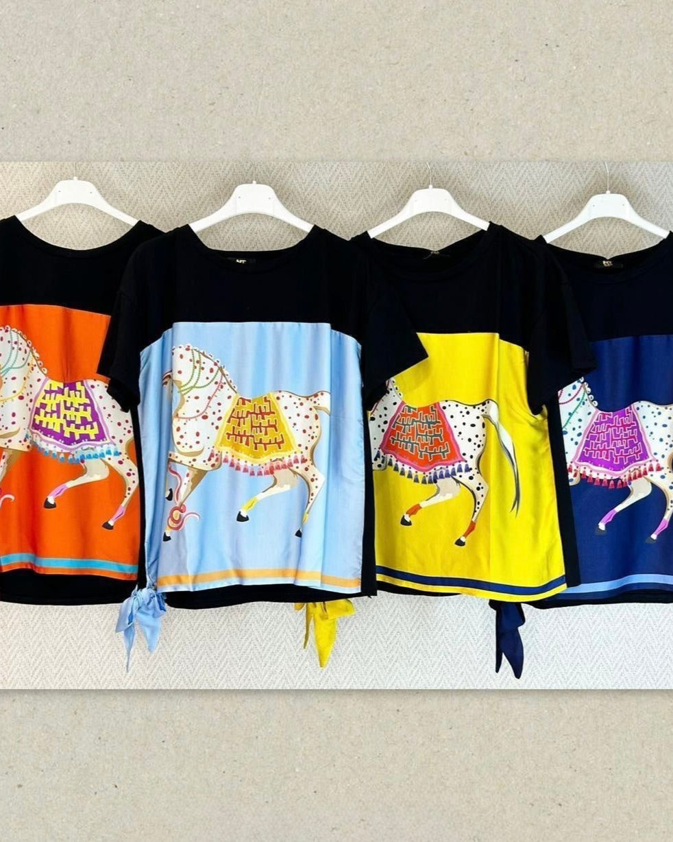 Scarf Print Tee