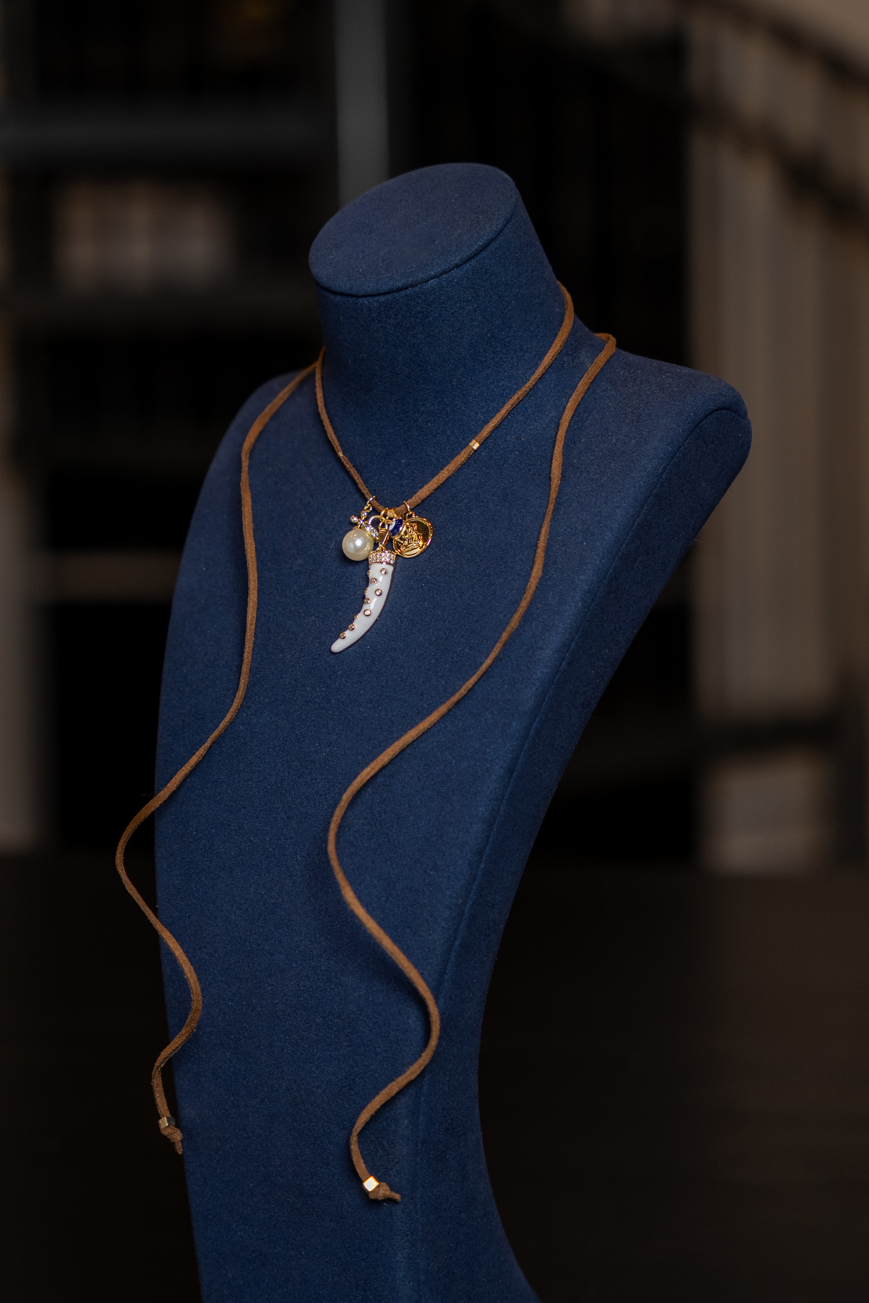 Charm Lariat Necklace