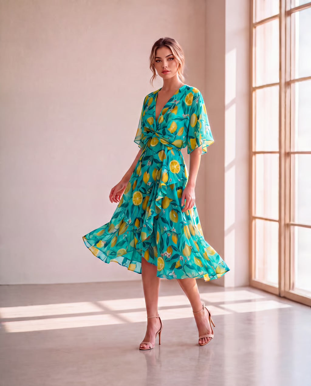Amalfi Citrus Dress