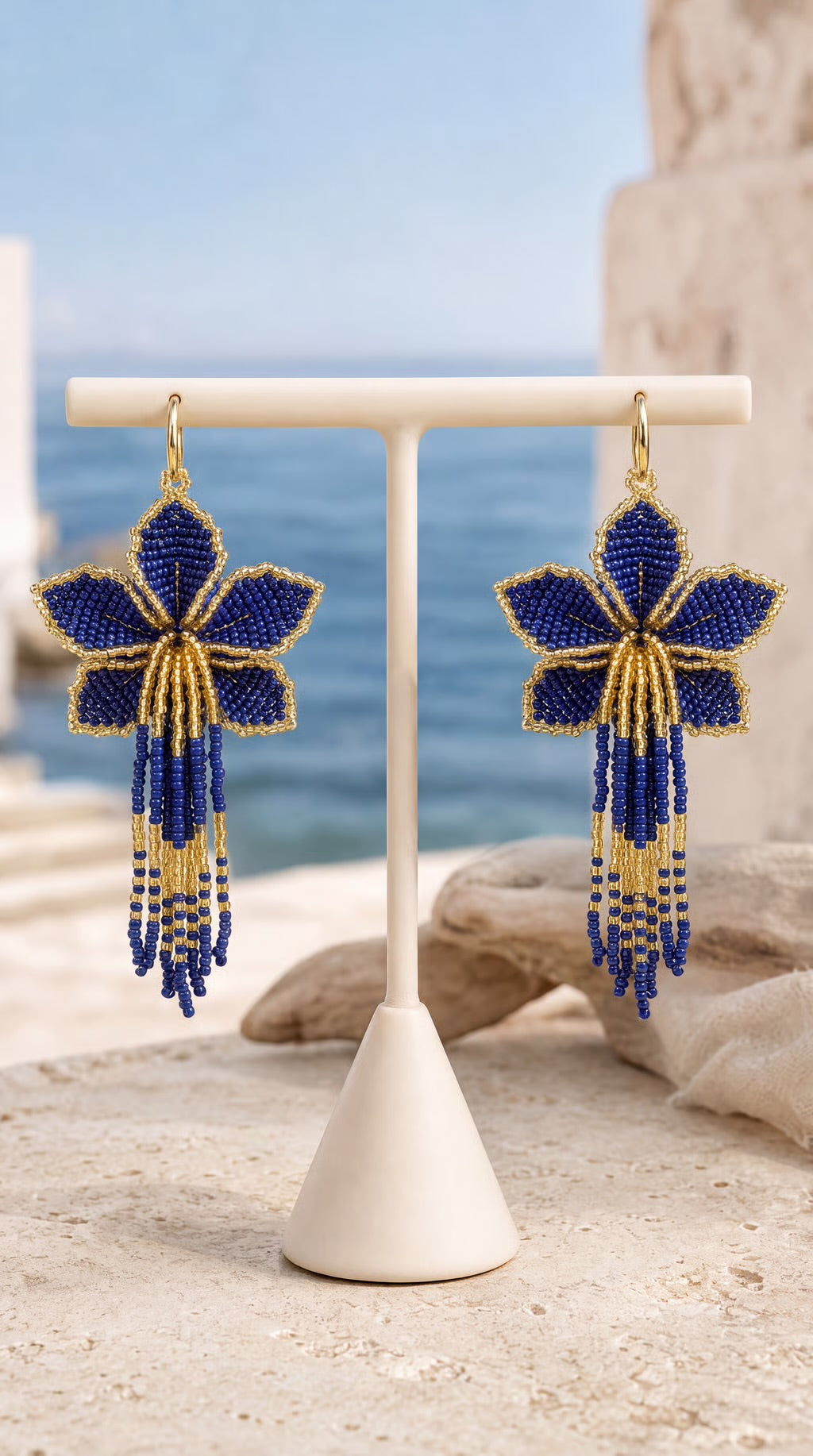 Isola Bloom Seed Bead Earrings