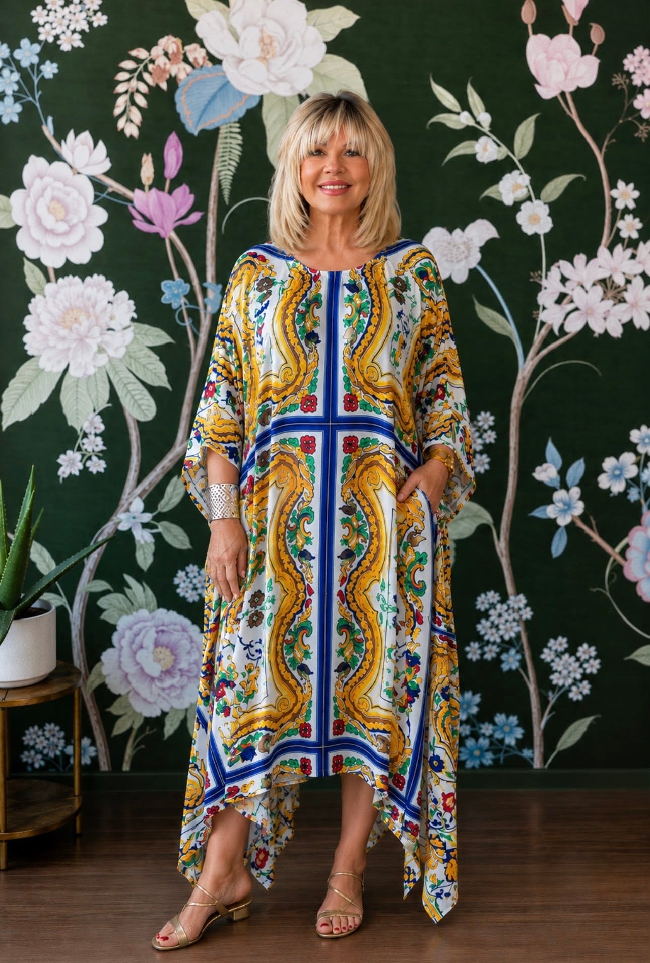 Amalfi Majolica Kaftan