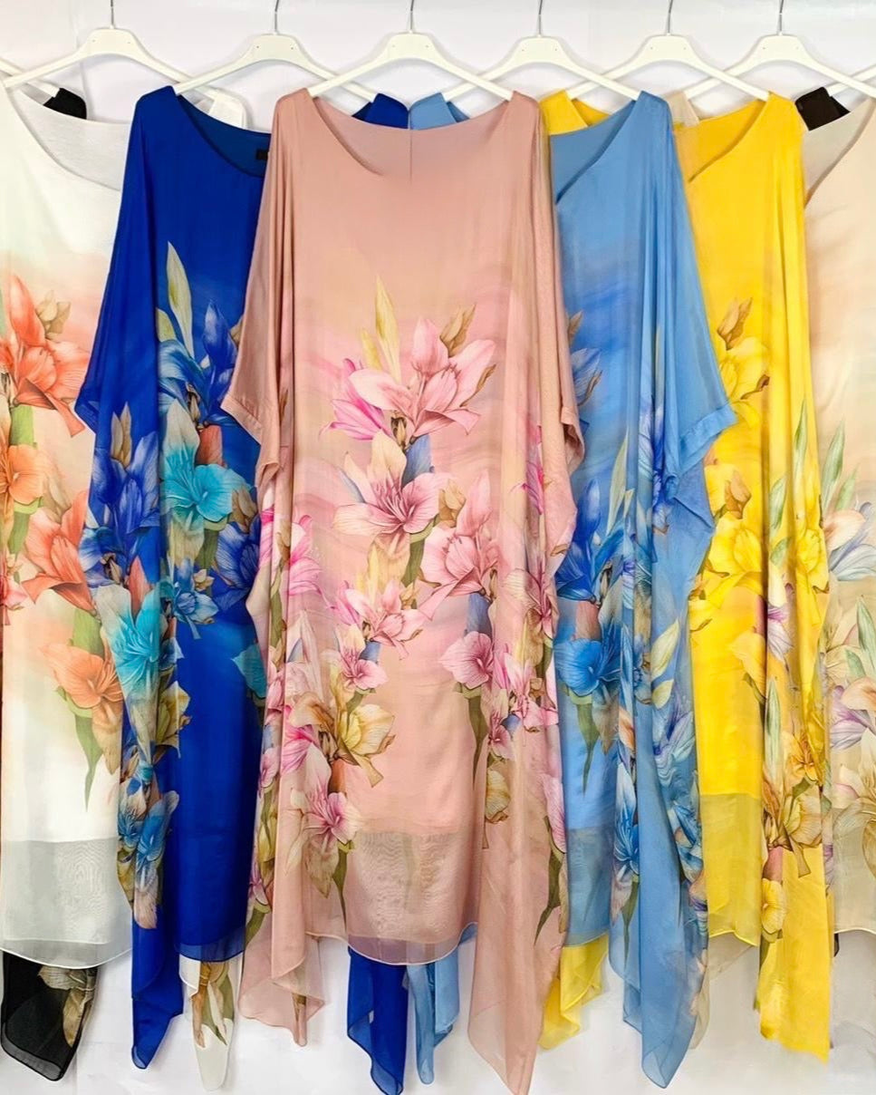 Sheer Kaftan Dress