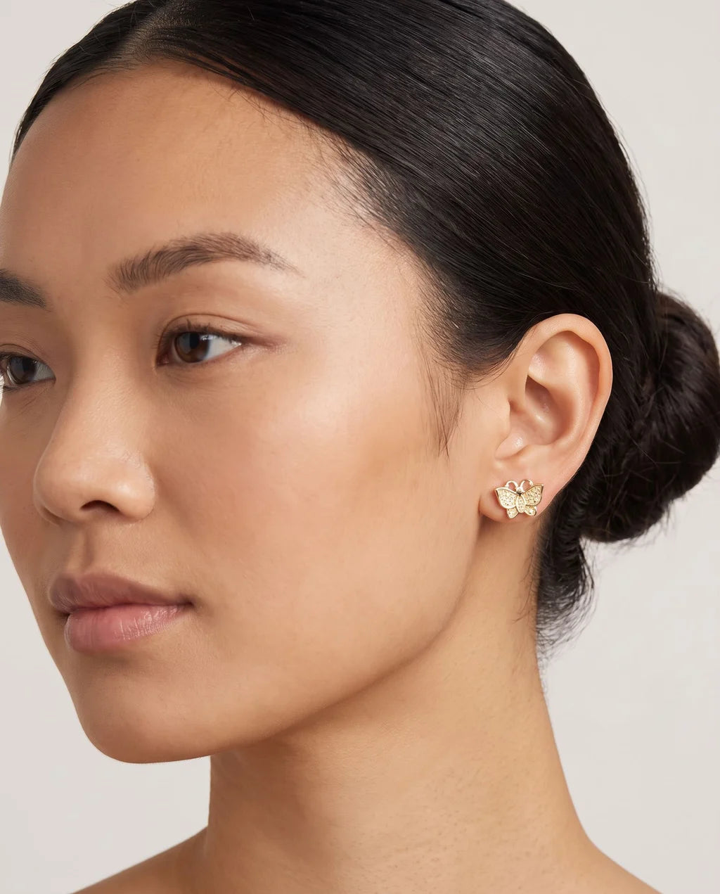 The Papillon Crystal Stud Earrings