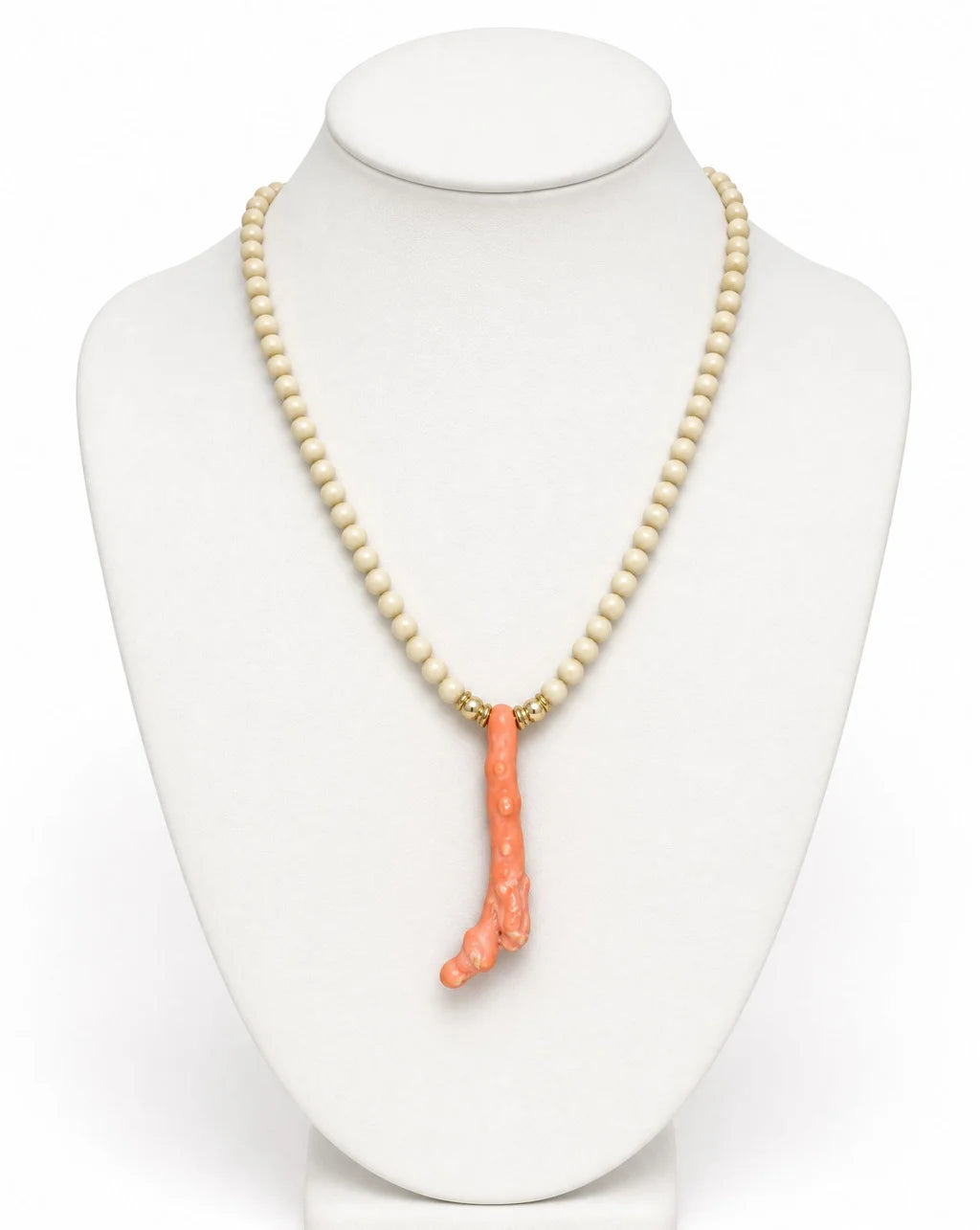 Capri Coral Pendant Necklace