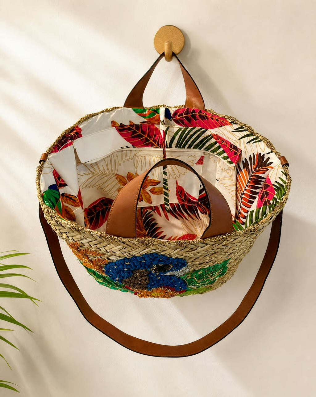 The Cartagena Parrot Market Tote
