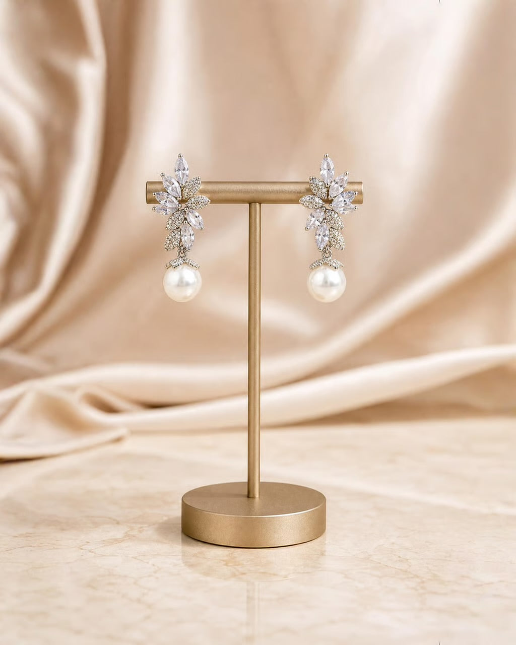 Celeste Pearl Drop Earrings