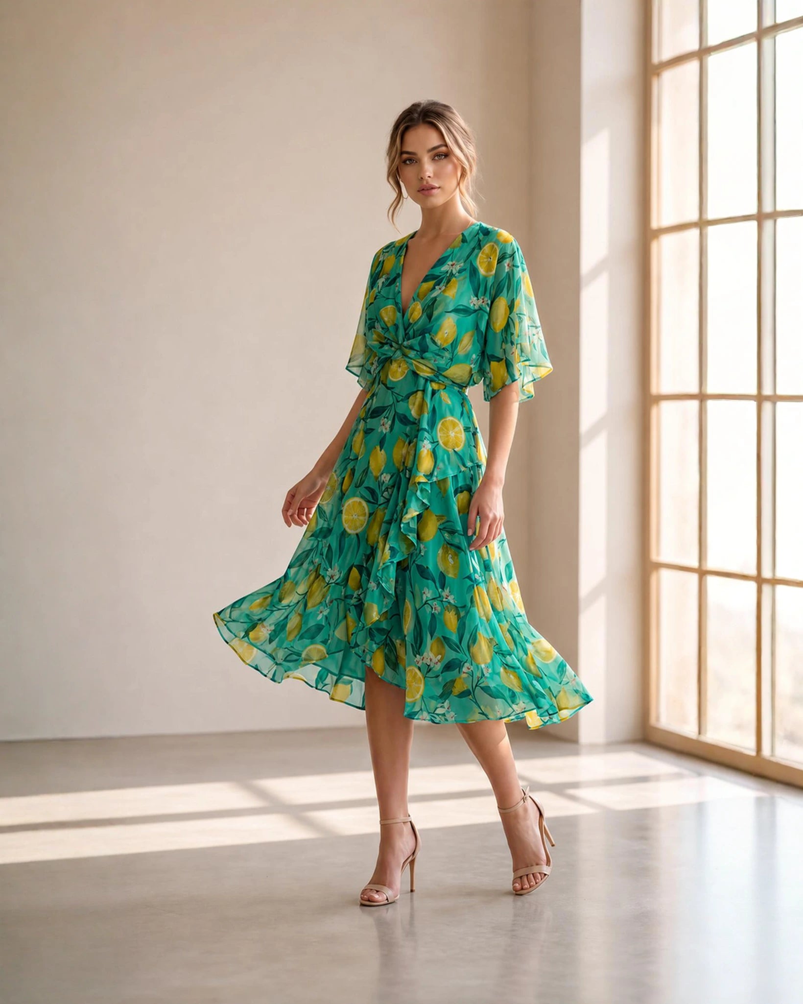 Amalfi Citrus Dress