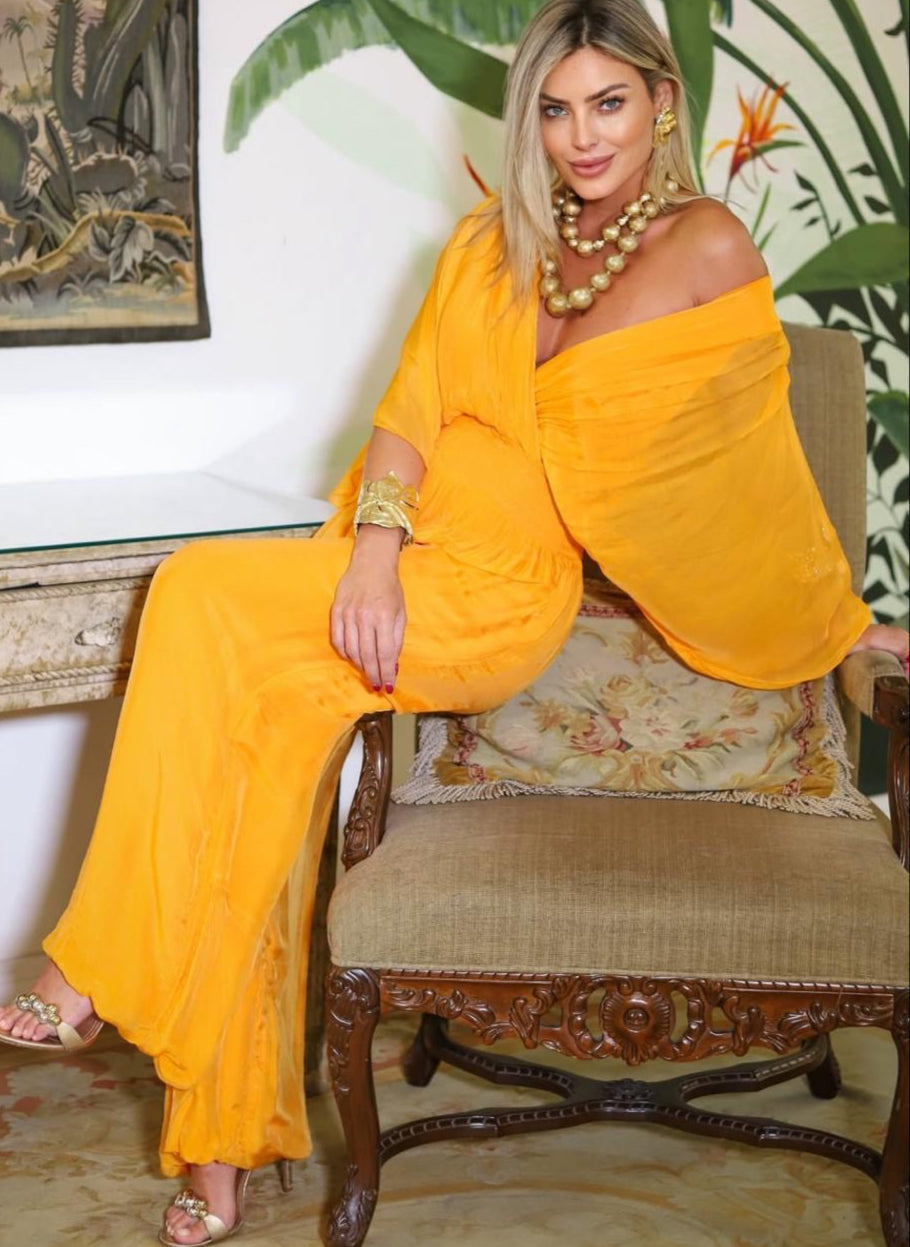 Sexy Silk Jumpsuit