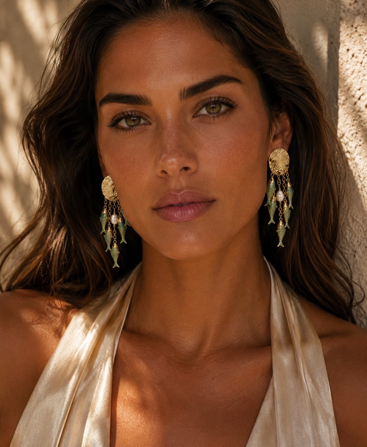 Mediterranean Shoal Pearl Statement Earrings