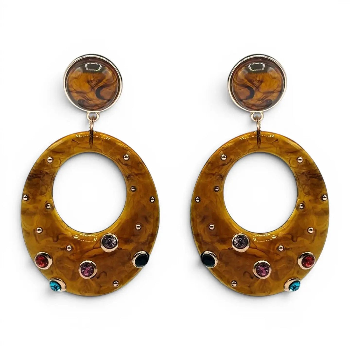 The Celeste French Resin Earrings