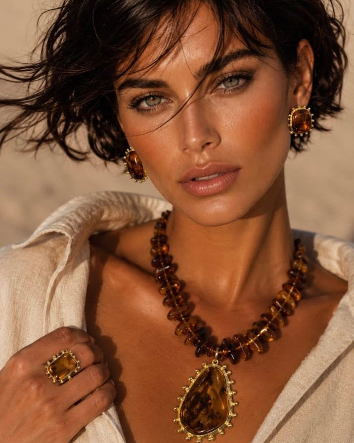 Amber Halo Necklace PRE-ORDER