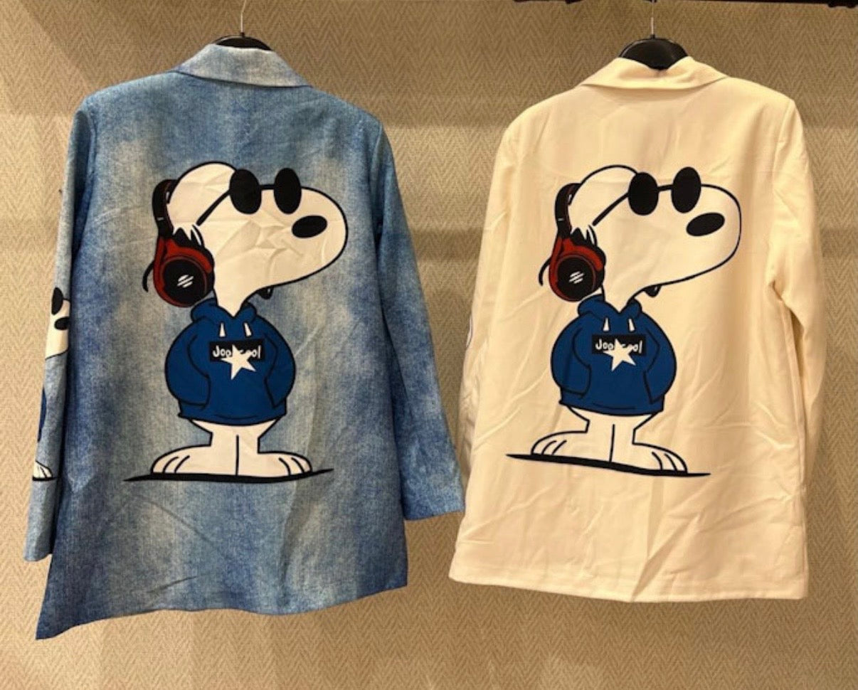 Riviera Snoopy Statement Blazer