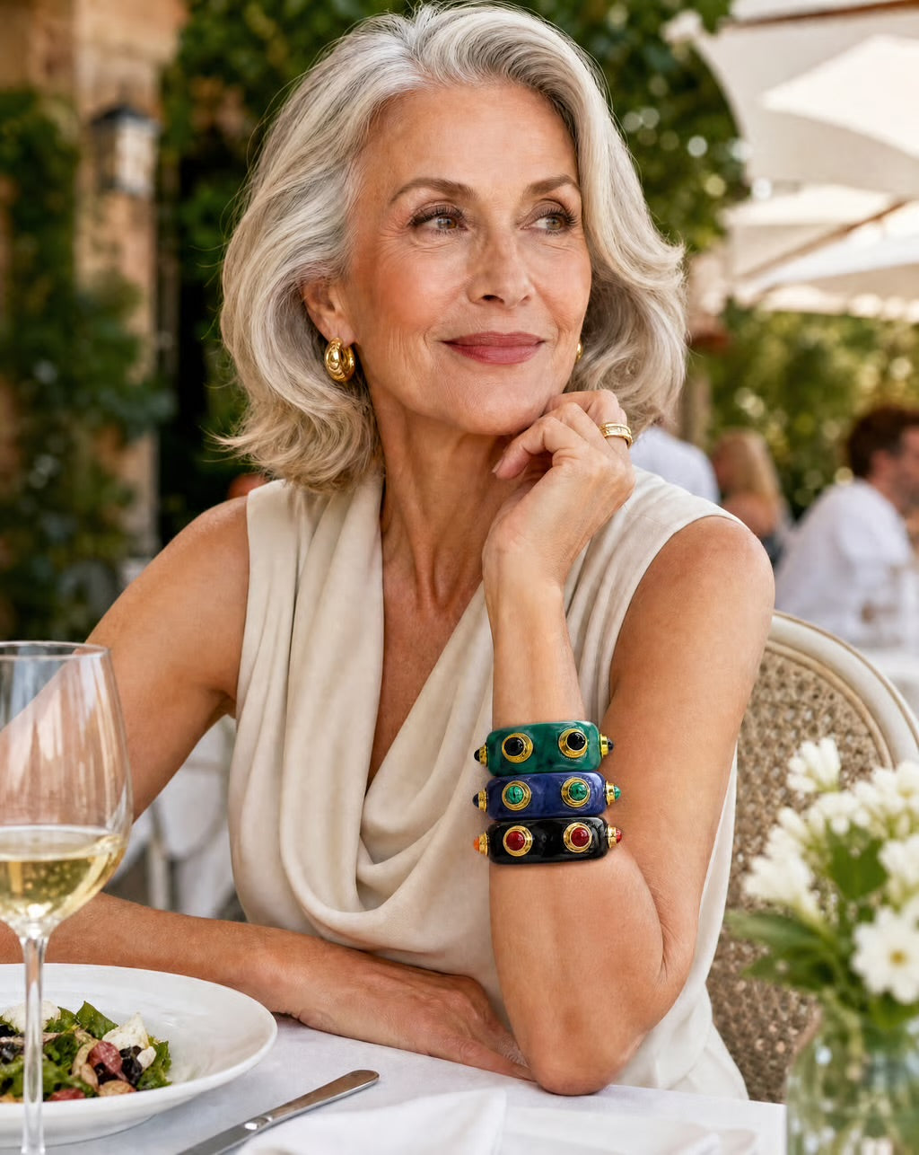 The Portofino French Resin Bangle
