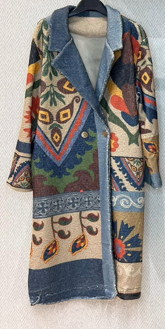 Artisan Patchwork Statement Coat