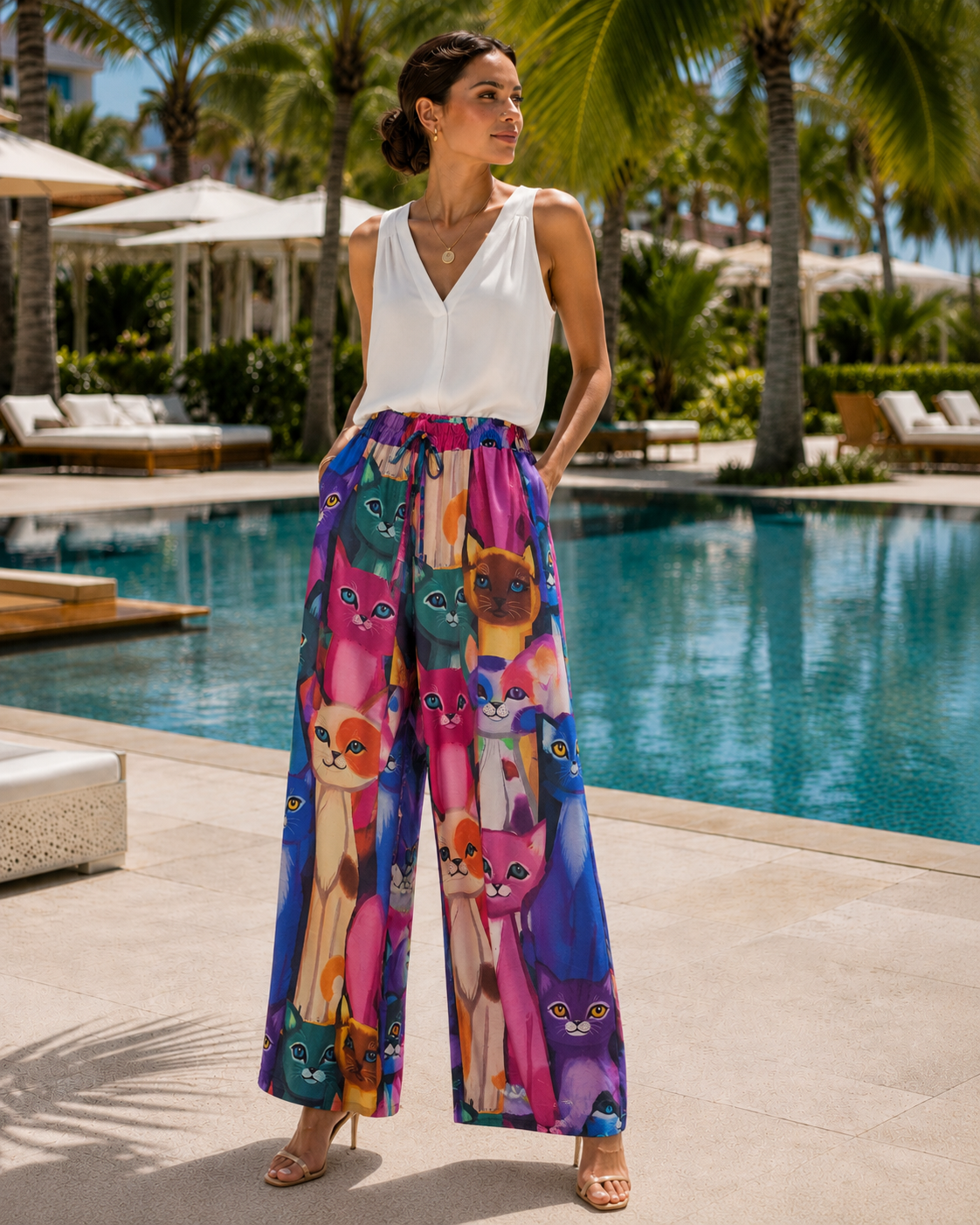 The Catwalk Wide Leg Pant