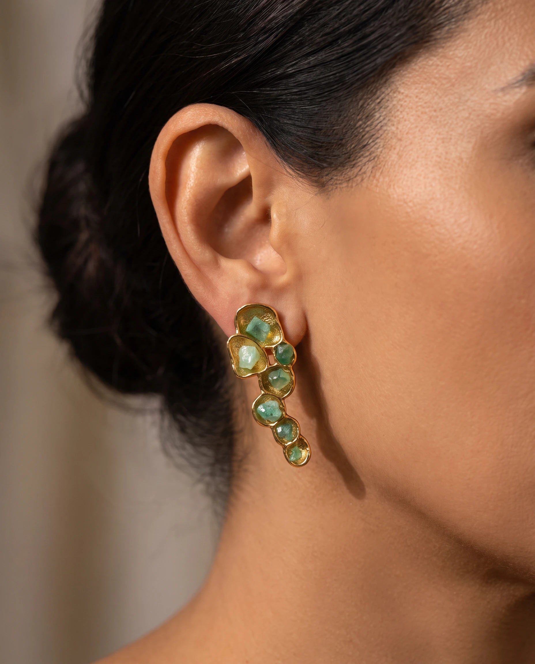 Emerald Grotto Earrings