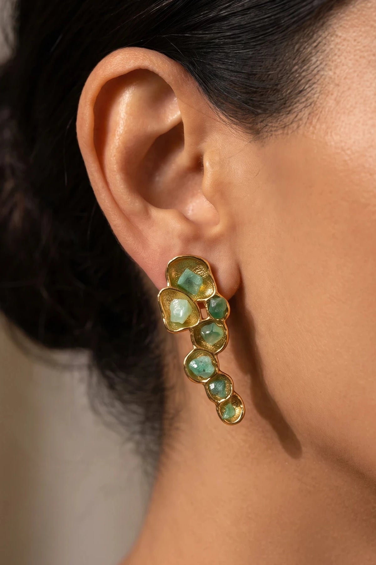 Emerald Grotto Earrings