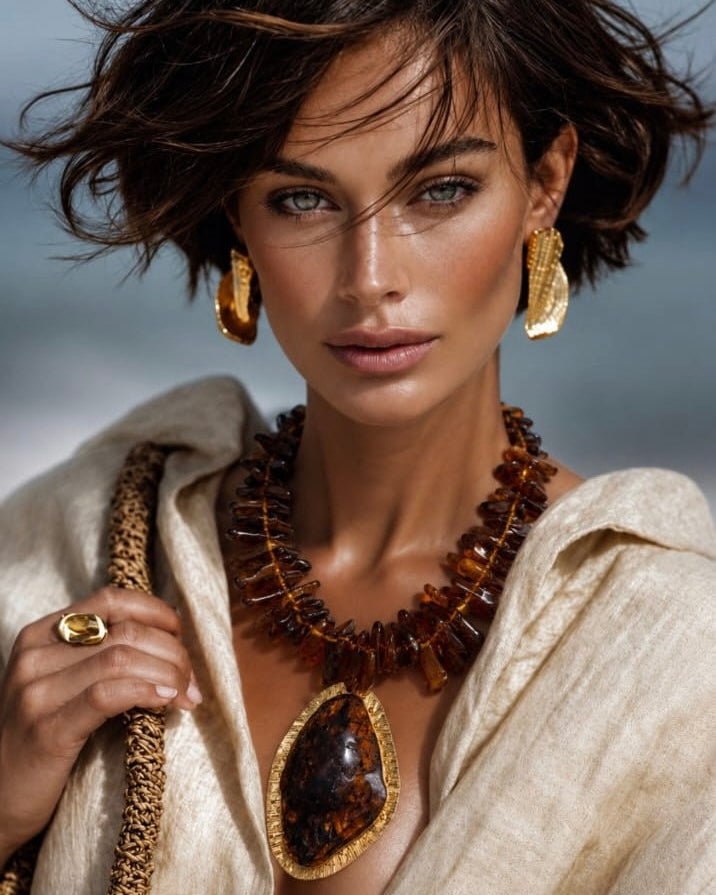 Amber Monolith Necklace PRE-ORDER