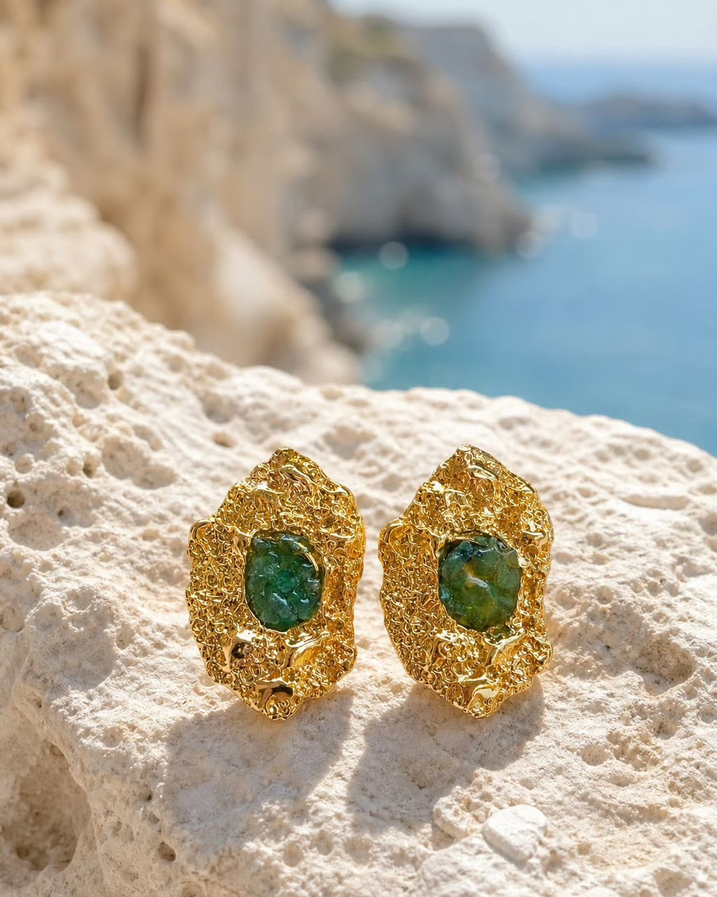 Emerald Reef Earrings PRE-ORDER