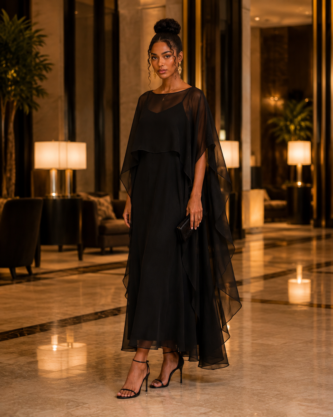 The Afterglow Chiffon Dress