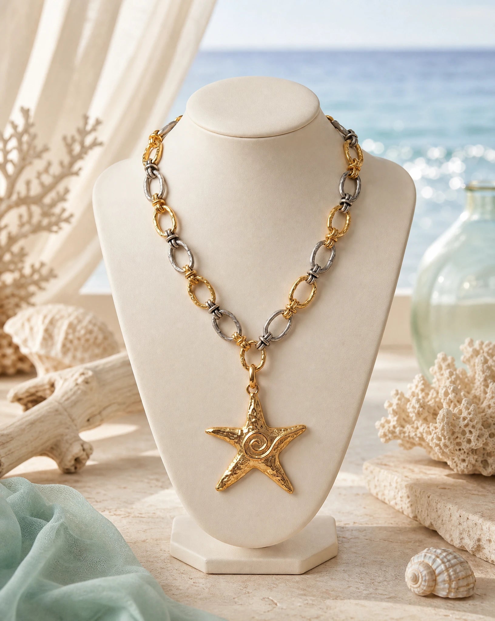 Amalfi Starfish Pendant Necklace