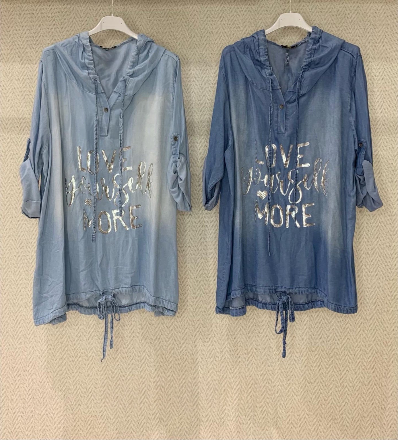 Love Yourself More Denim Top