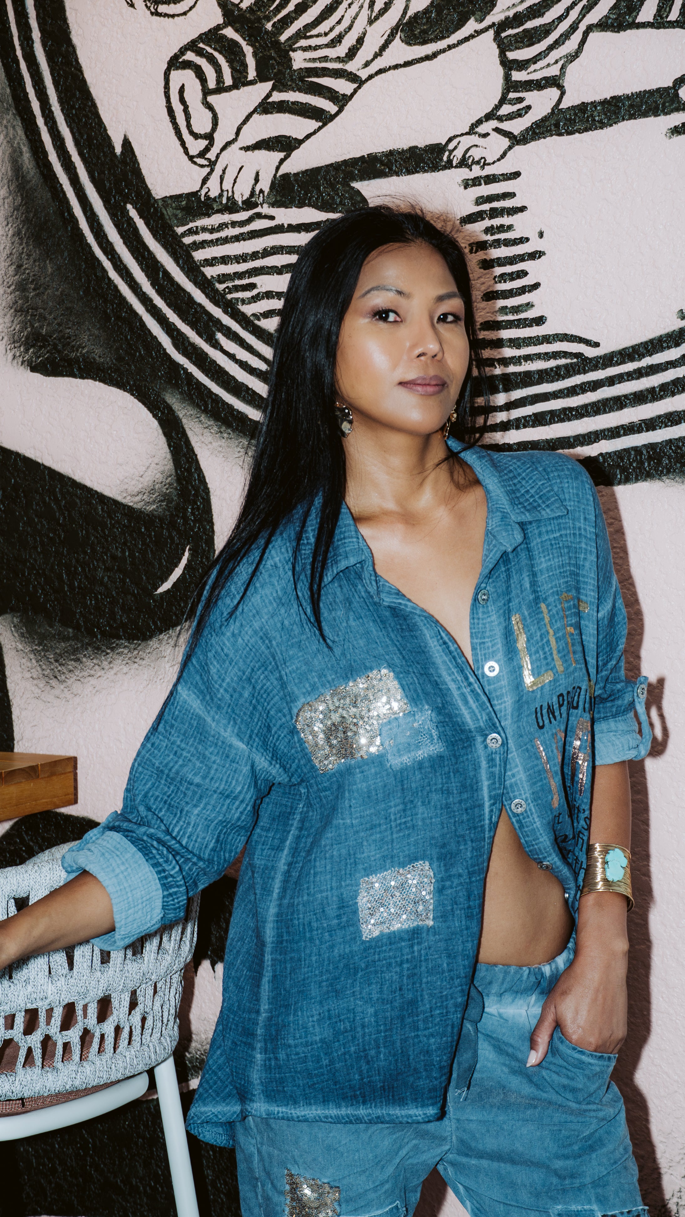 “Life” Patchwork Top – Sparkle & Safari Edition