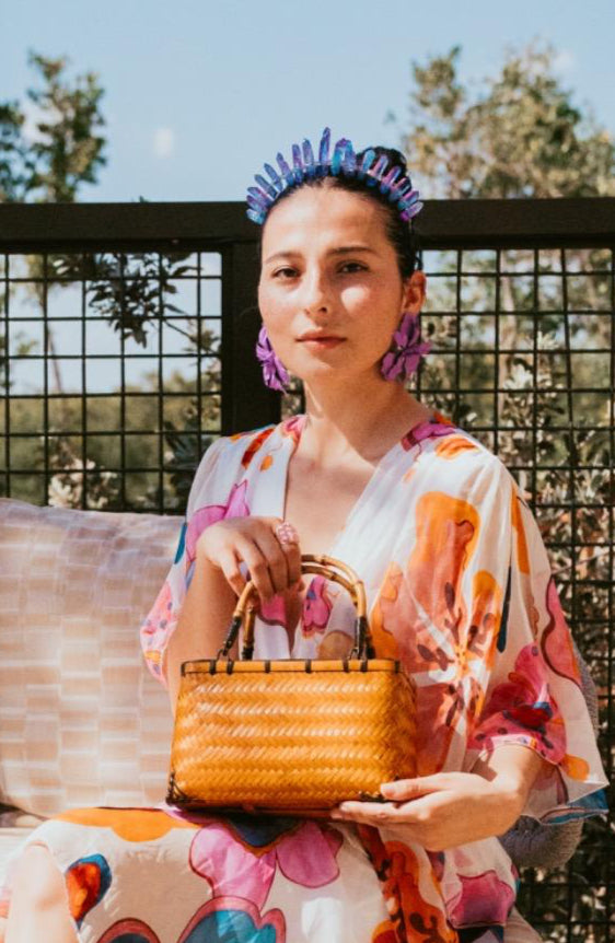 Basket Bamboo Mini Tote