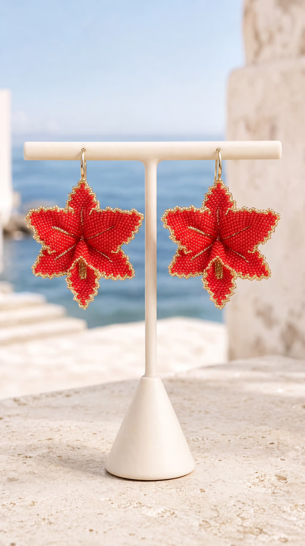 Orchid Garden Artisan Earrings