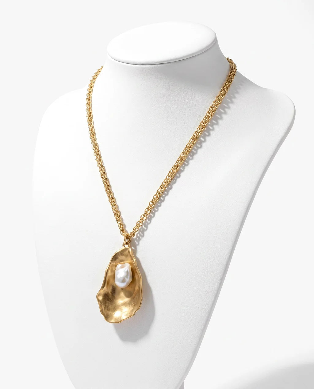 Aurelia Pearl Shell Pendant Necklace