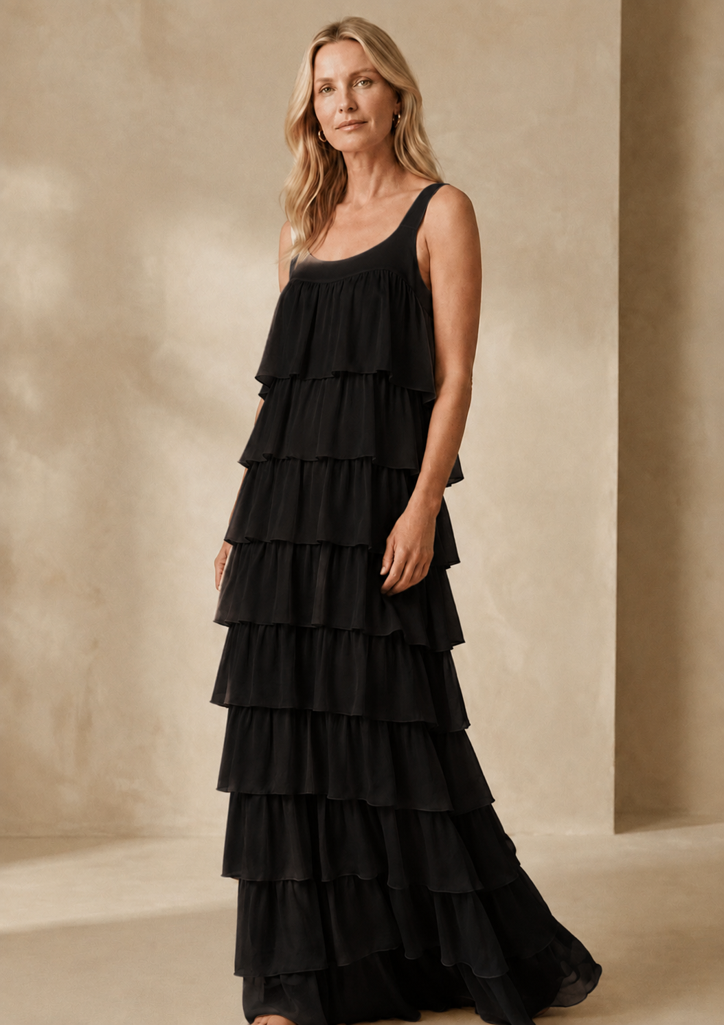 Tiered Maxi Dress