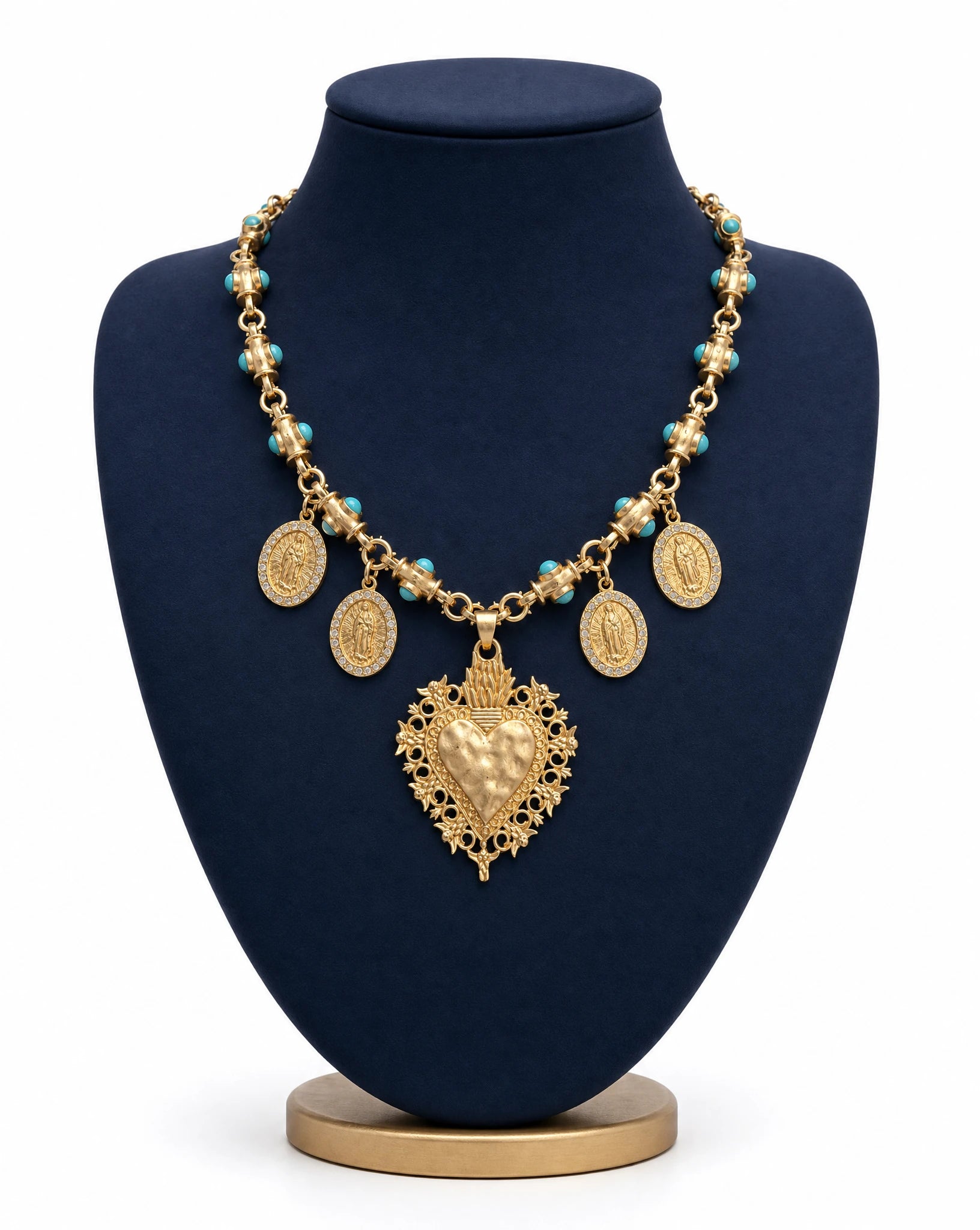 Sacred Heart Talisman Necklace