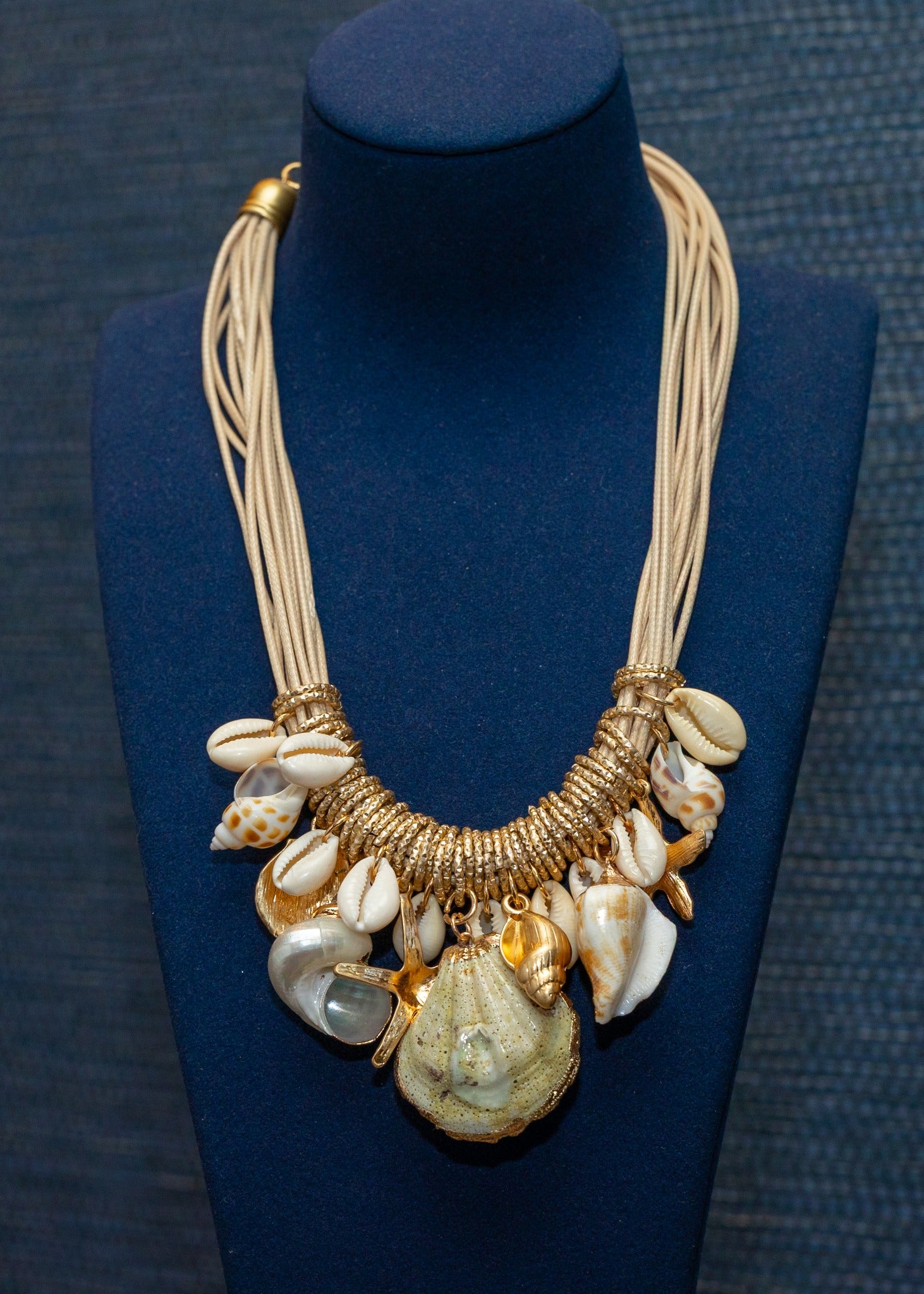 Coastal Relic Shell Statement Necklace