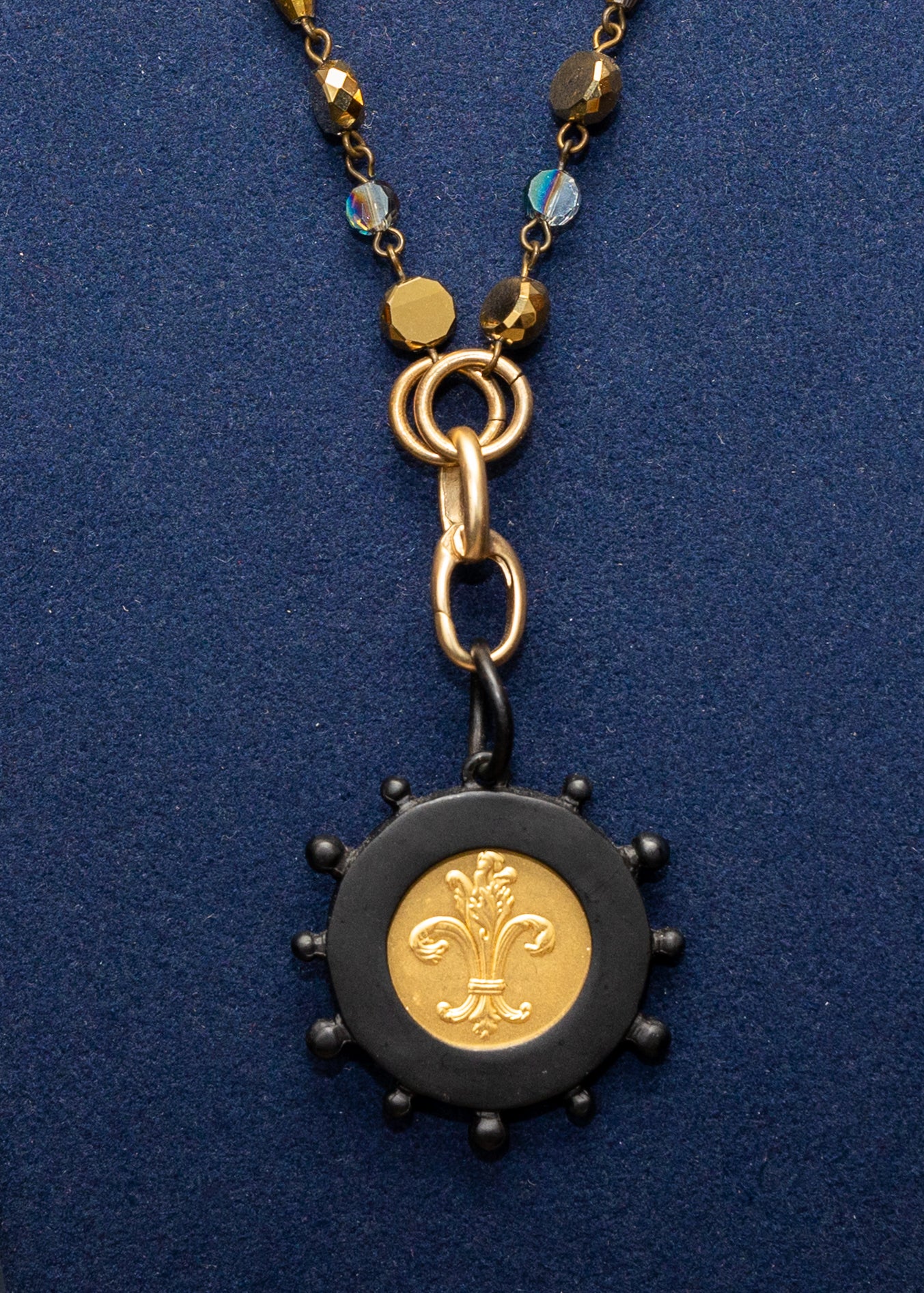 Mixed Metal Coin Necklace