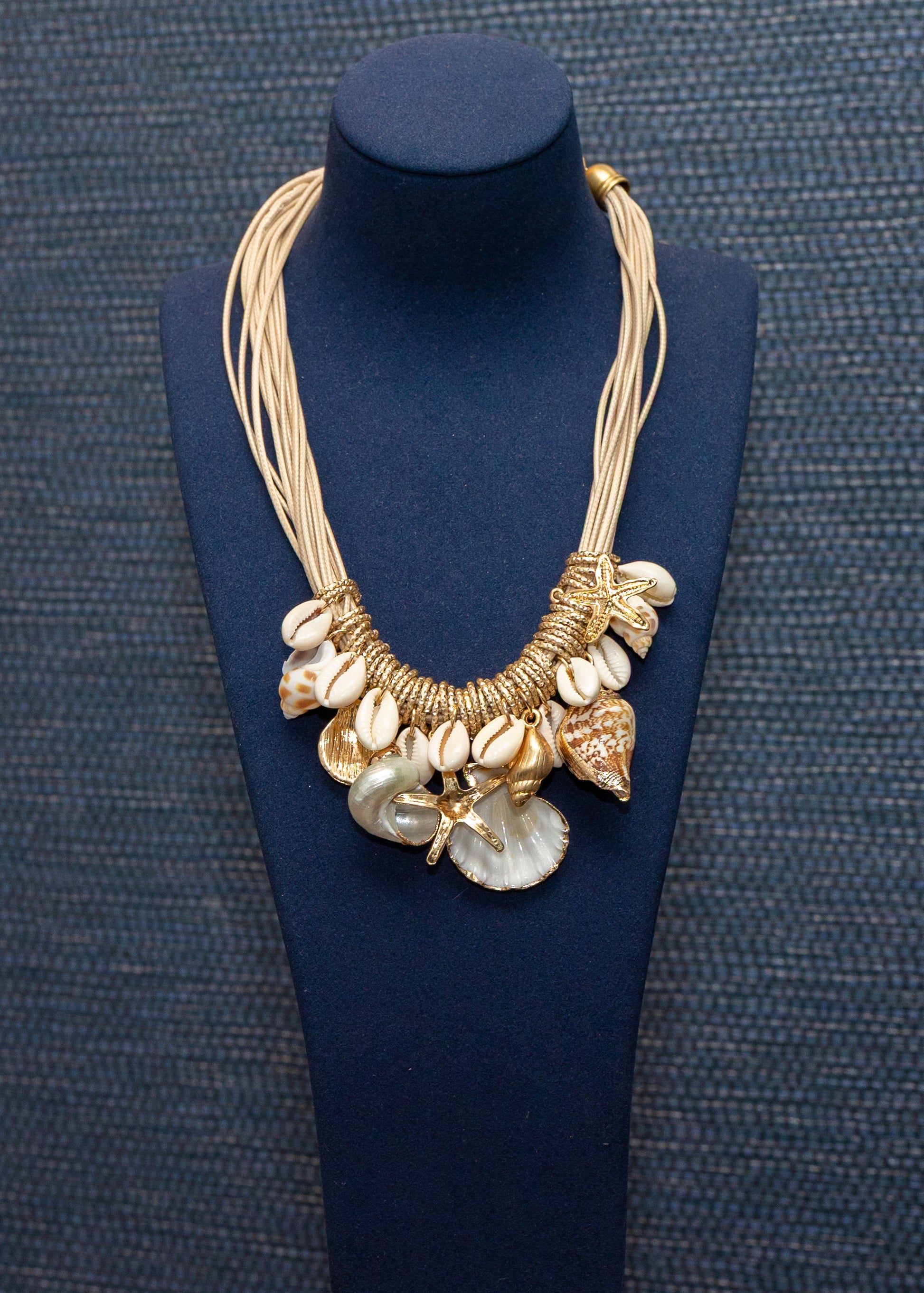 Coastal Heirloom Shell Statement Necklace