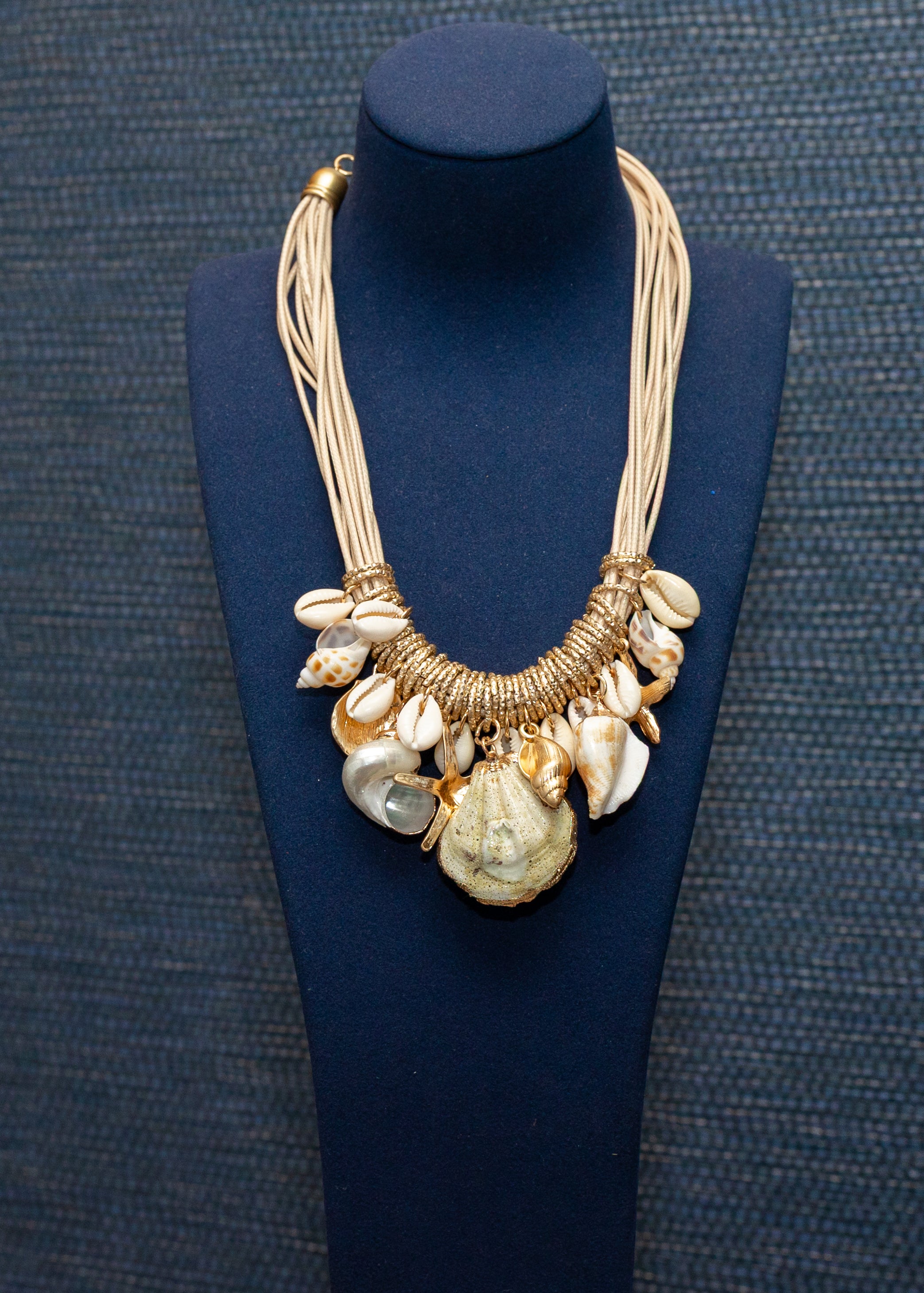 Coastal Relic Shell Statement Necklace